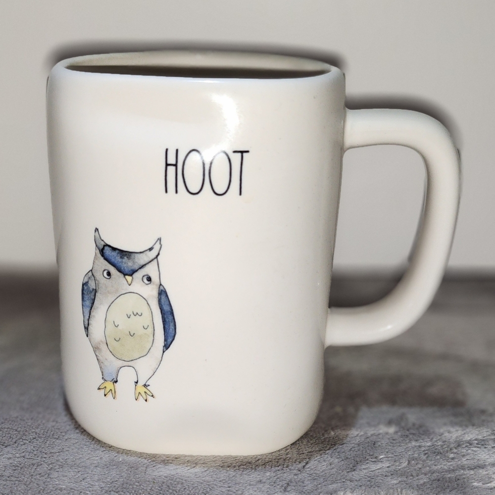 Rae Dunn Artisan Collection Owl "HOOT" Mug